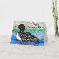 Loon Painting Father’s Day Watercolor Lake