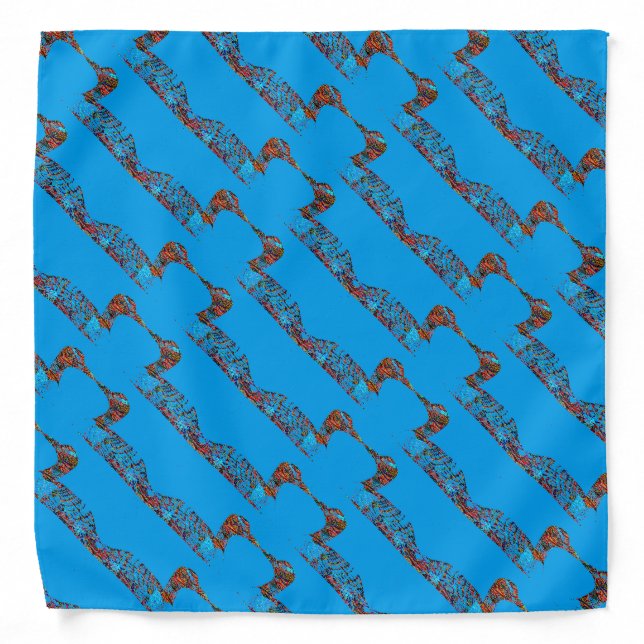 Loon Patterned Bandana (Front)