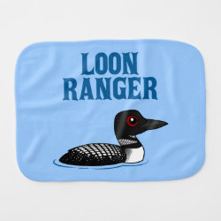 Loon Ranger Burp Cloth