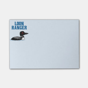 Loon Ranger Post-it Notes