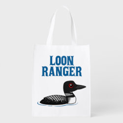 Loon Ranger Reusable Grocery Bag