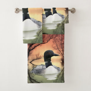 Loon Reflections Bath Towel Set