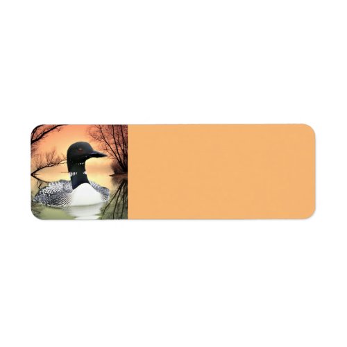 Loon Reflections Label