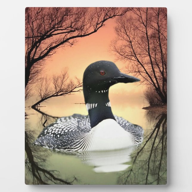 Loon Reflections Plaque (Front)