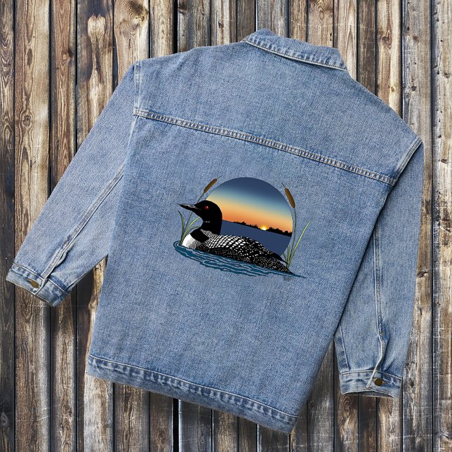 Loon Sunset Denim Jacket (Creator Uploaded)