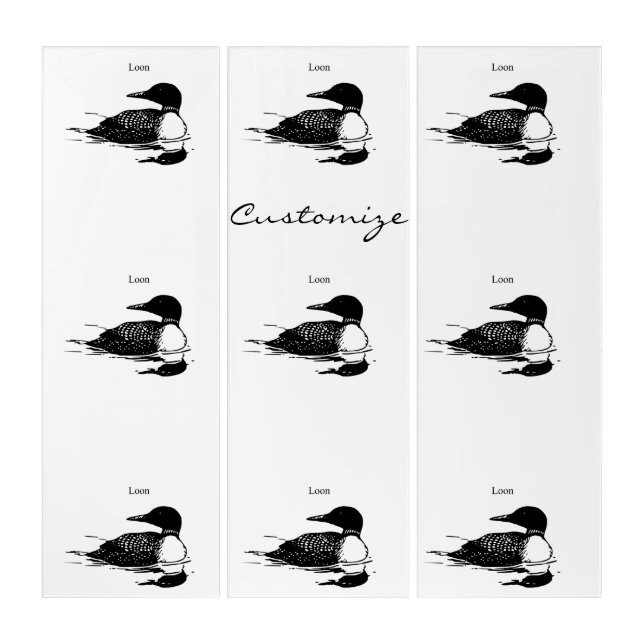 Loon Swimming Bird Art Thunder_Cove (Front)