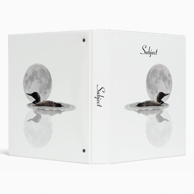 Loon Swims In The Moonlight Binder (Background)