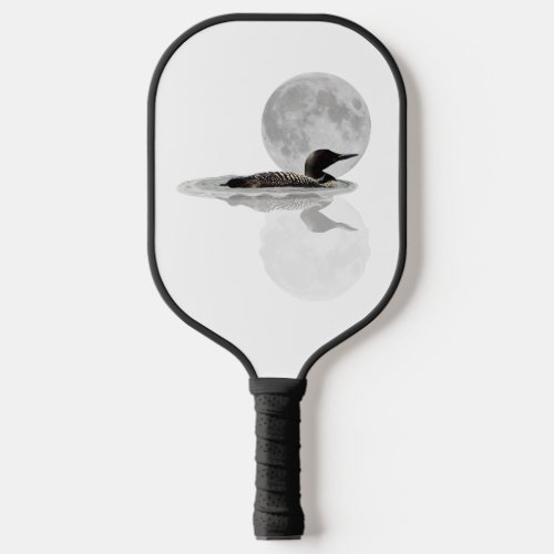 Loon Swims In The Moonlight Pickleball Paddle