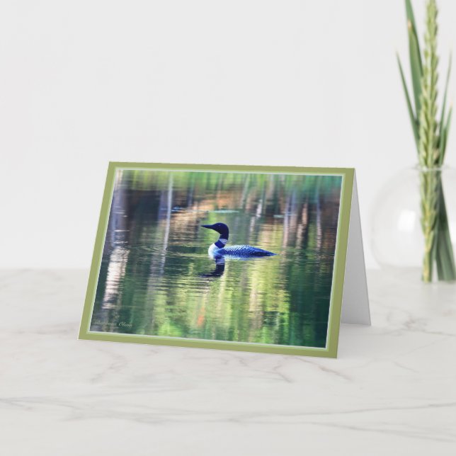 Loon--Walden Pond Holiday Card (Front)