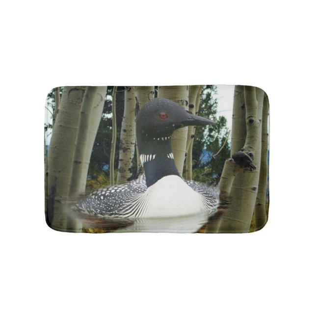 Loon Wilderness Bath Mat (Front)