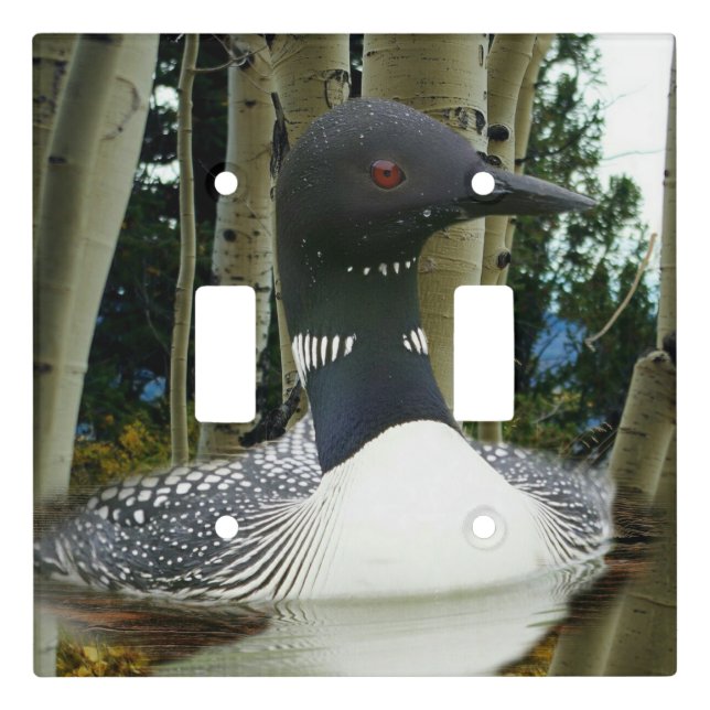 Loon Wilderness Light Switch Cover (Front)