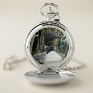 Loon Wilderness Pocket Watch