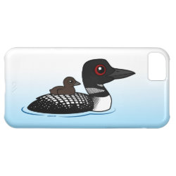 Loon with chick Case-Mate Barely There iPhone 5C Case