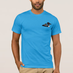 Loon with chick Men's Basic American Apparel T-Shirt