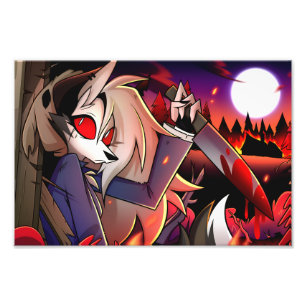 Loona Halloween Slasher   Helluva Boss   Photo Print