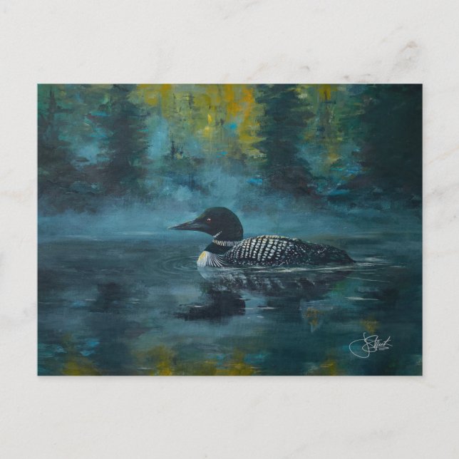 Loonell - Loon Duck Postcard (Front)