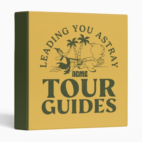 LOONEY TUNESâ  ACME Tour Guides 3 Ring Binder