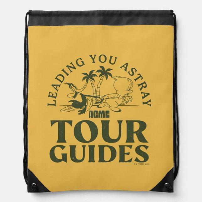 LOONEY TUNES™ | ACME Tour Guides Drawstring Bag (Front)