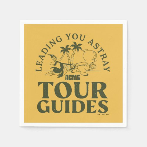 LOONEY TUNES  ACME Tour Guides Napkins