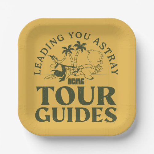 LOONEY TUNES  ACME Tour Guides Paper Plates