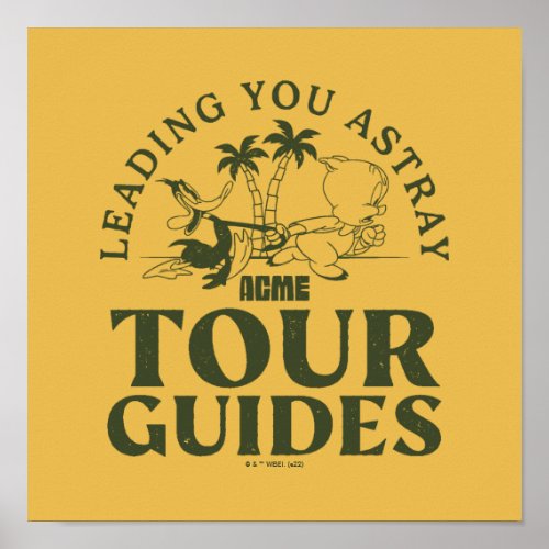 LOONEY TUNES  ACME Tour Guides Poster
