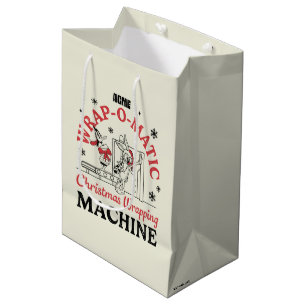 LOONEY TUNES™ ACME Wrap-O-Matic Wrapping Machine Medium Gift Bag