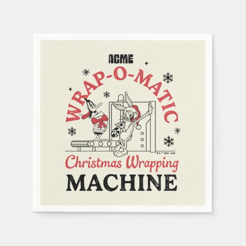 LOONEY TUNES  ACME Wrap_O_Matic Wrapping Machine Napkins
