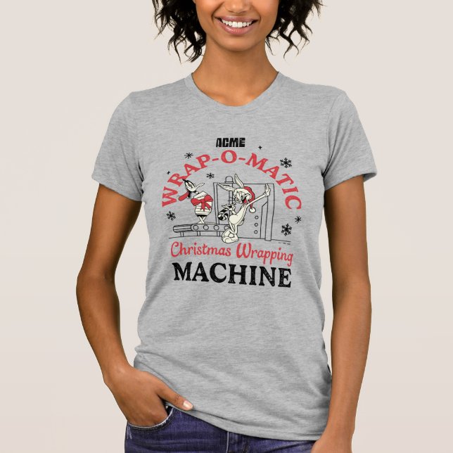 LOONEY TUNES™ | ACME Wrap-O-Matic Wrapping Machine T-Shirt (Front)