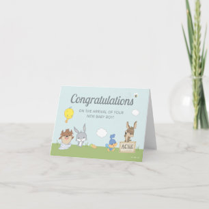 LOONEY TUNES™ Baby Shower Congratulations Card