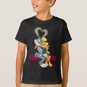 Looney Tunes Bugs And Lola Hearts Valentines Day T-Shirt