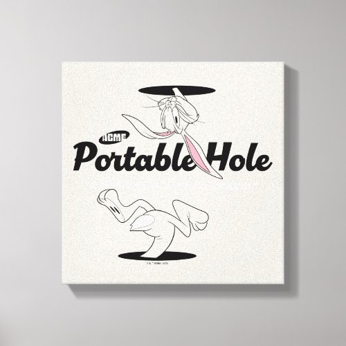 LOONEY TUNESâ  BUGS BUNNYâ ACME Portable Hole Canvas Print