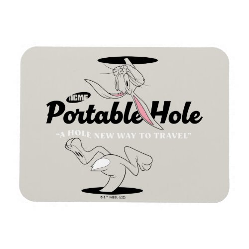 LOONEY TUNES  BUGS BUNNY ACME Portable Hole Magnet