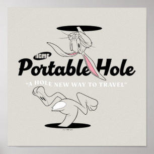 LOONEY TUNES™   BUGS BUNNY™ ACME Portable Hole Poster