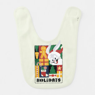 LOONEY TUNES™ BUGS BUNNY™ Holidays Badge Baby Bib