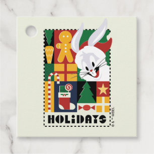 LOONEY TUNES™ BUGS BUNNY™ Holidays Badge Favor Tags
