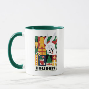 LOONEY TUNES™ BUGS BUNNY™ Holidays Badge Mug