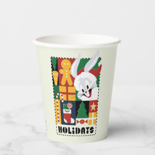 LOONEY TUNES™ BUGS BUNNY™ Holidays Badge Paper Cups