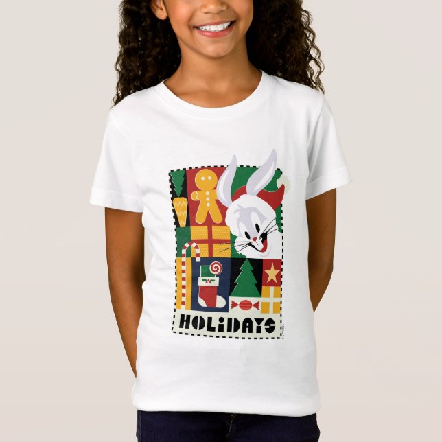 LOONEY TUNES™ BUGS BUNNY™ Holidays Badge T-Shirt (Front)