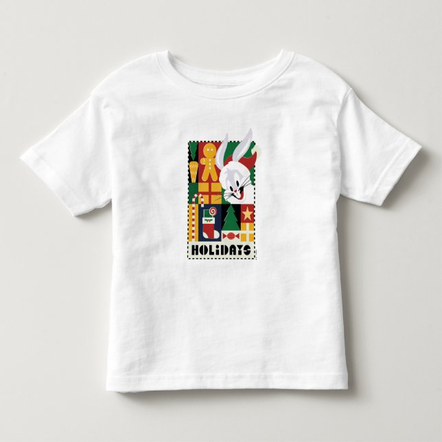 LOONEY TUNES™ BUGS BUNNY™ Holidays Badge Toddler T-shirt (Front)
