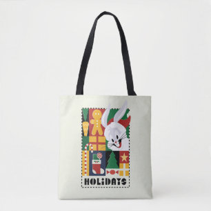 LOONEY TUNES™ BUGS BUNNY™ Holidays Badge Tote Bag