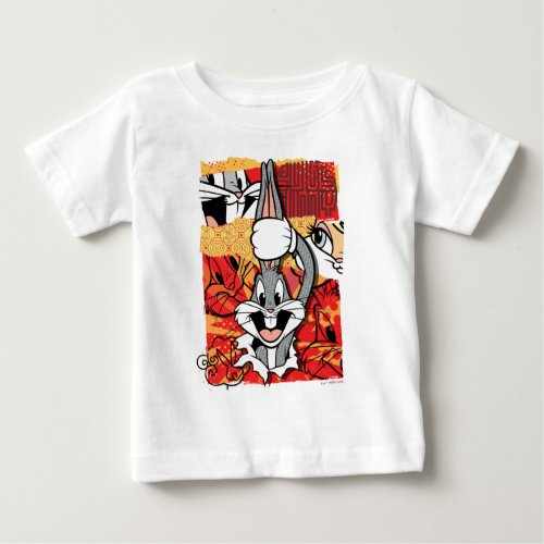 LOONEY TUNES  BUGS BUNNY Pop_up Graphic Baby T_Shirt