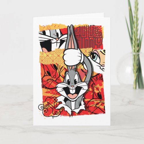 LOONEY TUNES  BUGS BUNNY Pop_up Graphic Card