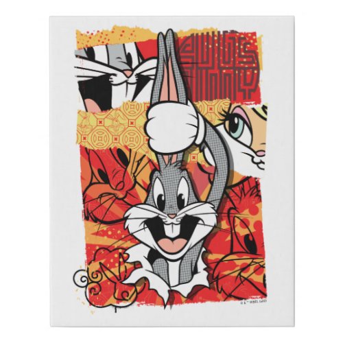 LOONEY TUNES  BUGS BUNNY Pop_up Graphic Faux Canvas Print