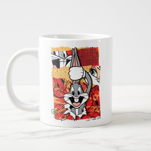 LOONEY TUNES™ | BUGS BUNNY™ Pop-up Graphic Giant Coffee Mug (Left)