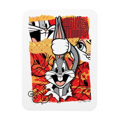 LOONEY TUNES  BUGS BUNNY Pop_up Graphic Magnet