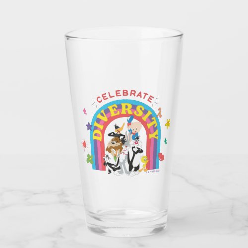 LOONEY TUNES _ Celebrate Diversity Pride Rainbow Glass