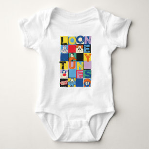 LOONEY TUNES™ Character Checker Blocks Baby Bodysuit