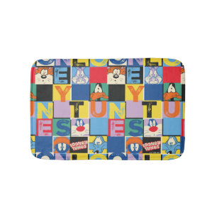 LOONEY TUNES™ Character Checker Blocks Bath Mat