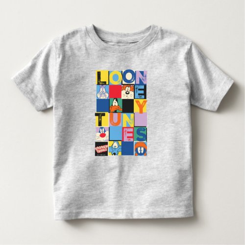 LOONEY TUNES Character Checker Blocks Toddler T_shirt