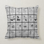 LOONEY TUNES™ Character Emotion Chart Throw Pillow
